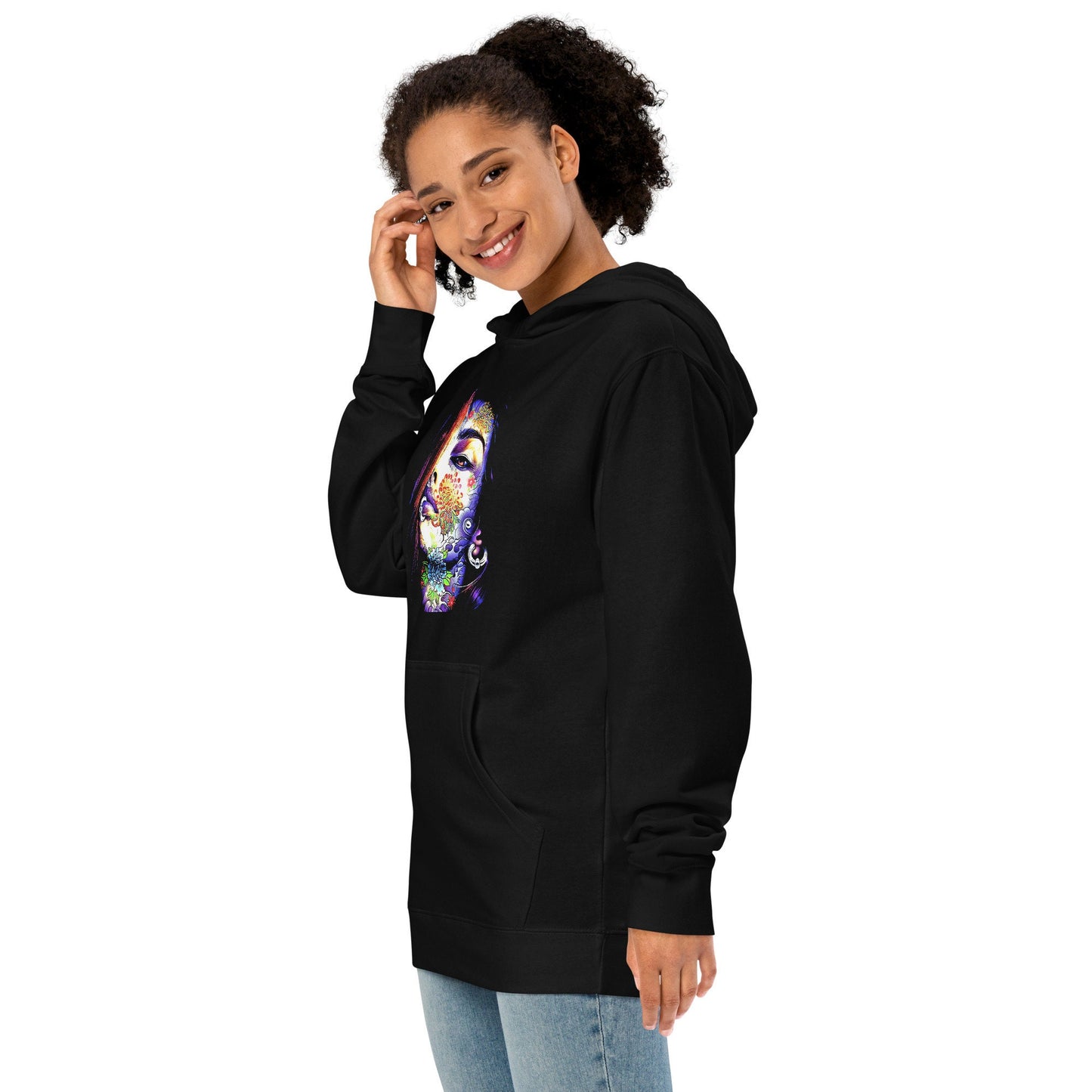 Women's Streetwear Hoodie Inspired by Dia de los Muertos