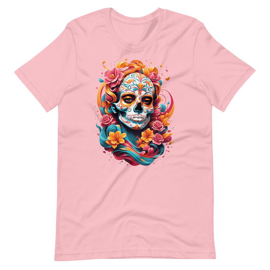 Unisex Cotton Day of the Dead T-Shirt Halloween Streetwear